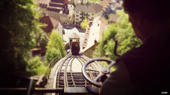 Le funiculaire de Fribourg